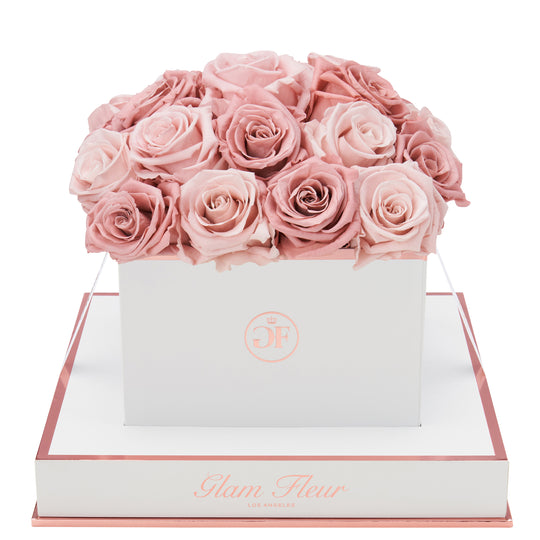 Blanche Square Classic Pink and Blush