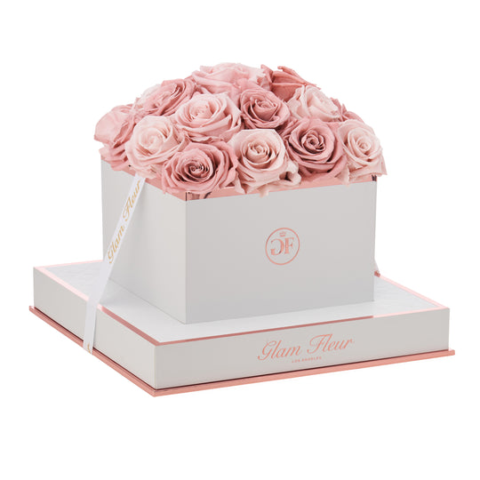 Blanche Square Classic Pink and Blush