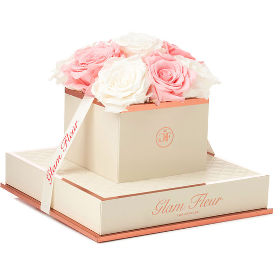 Montagé Chic Ivory and Light Pink