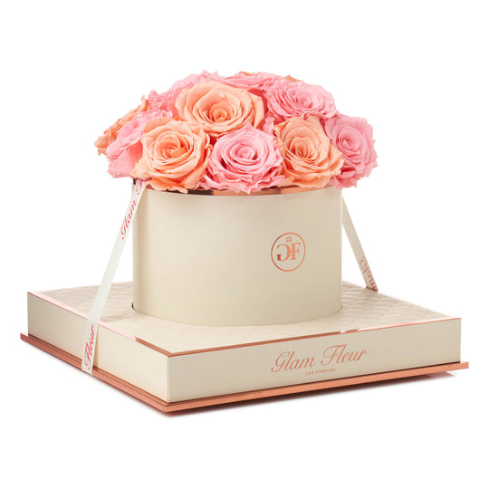 Montagé Round Light Pink and Peach