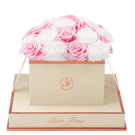 Montagé Square Glow Pink and Glow White