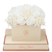 Montagé Square White Fusion Preserved Flowers