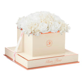 Montagé Square White Fusion Preserved Flowers