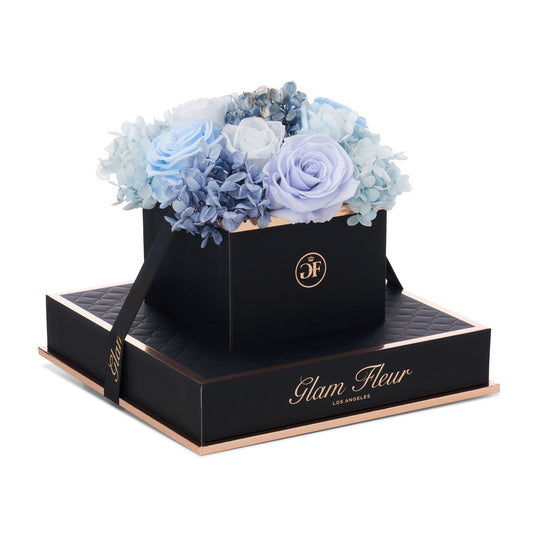 Noir Chic Blue Lavender Fusion