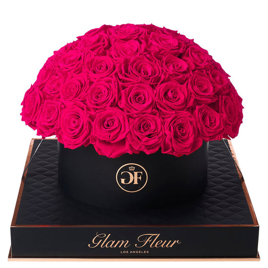 Noir Grande Round Fuchsia