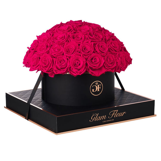 Noir Grande Round Fuchsia