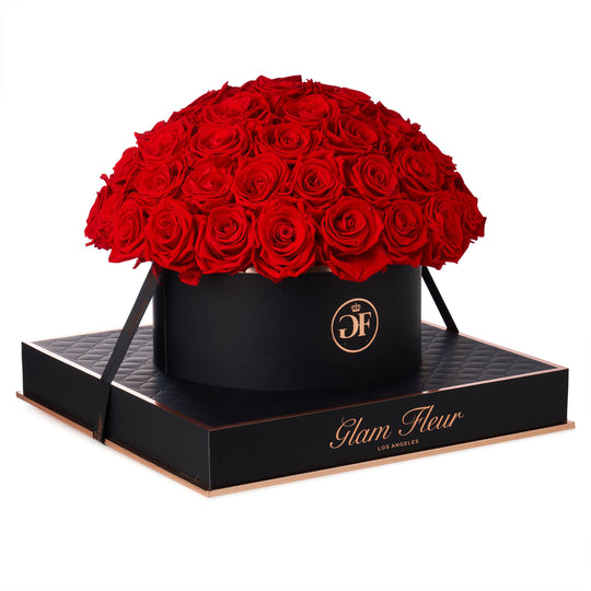 Noir Grande Round Light Red