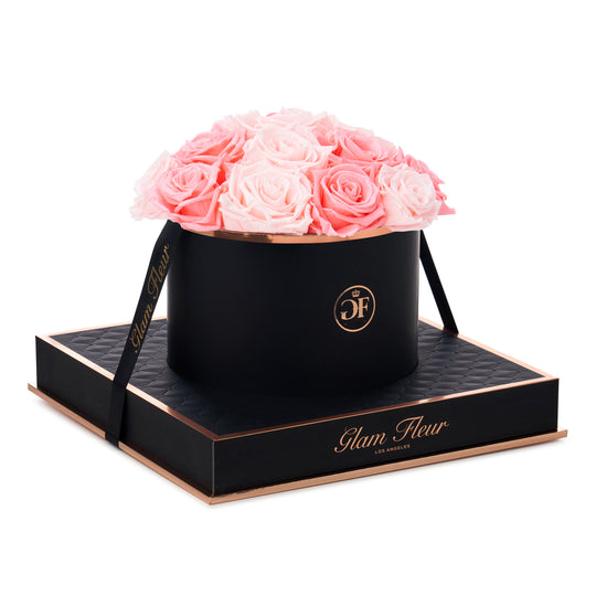 Noir Round Baby Pink and Light Pink