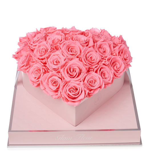 Rosé Heart Light Pink