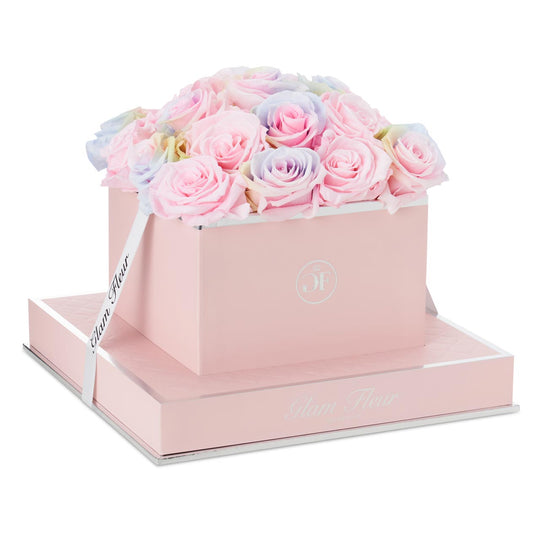 Rosé Square Candy Rainbow and Baby Pink