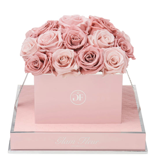 Rosé Square Classic Pink and Blush