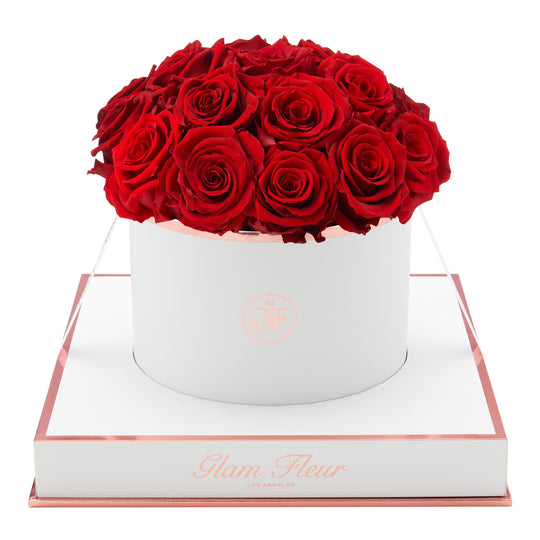Blanche Round Red