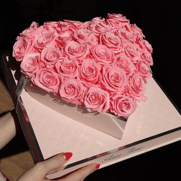 Heart Box of Roses