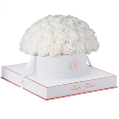 Blanche Grande Round White