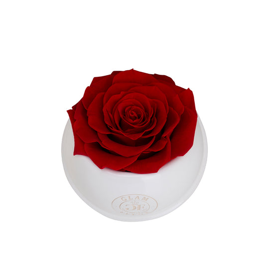 Bouton Vase Single Red