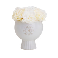 Marquise Vase White Fusion