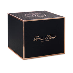 Noir Square Glow Winter Cherry Preserved Roses