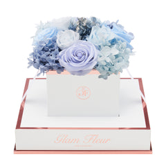Blanche Chic Blue Lavender Fusion Preserved Flowers