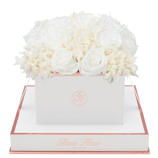 Blanche Square White Fusion