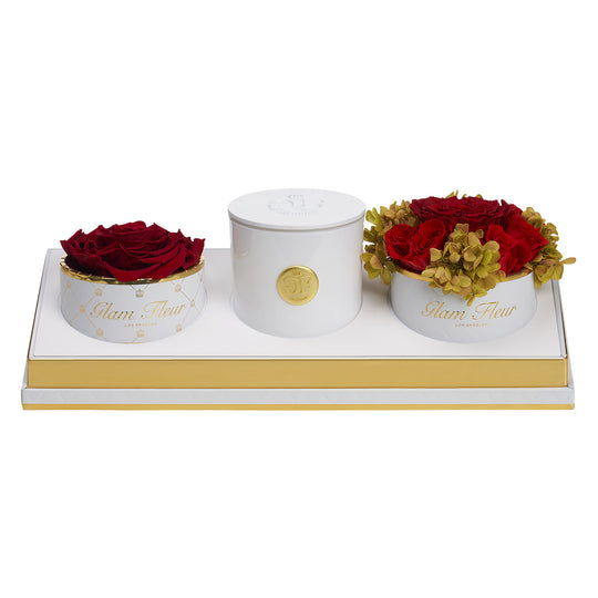 Blanche Glam Trio Red