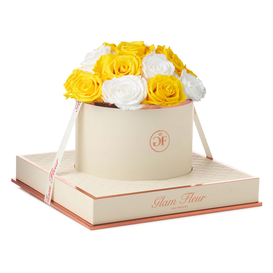 Montagé Round Glow White and Yellow