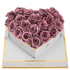 Blanche Heart Metallic Vintage