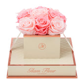 Montagé Chic Baby Pink and Light Pink Preserved Roses