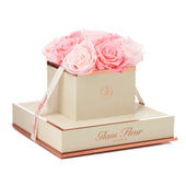 Montagé Chic Baby Pink and Light Pink Preserved Roses