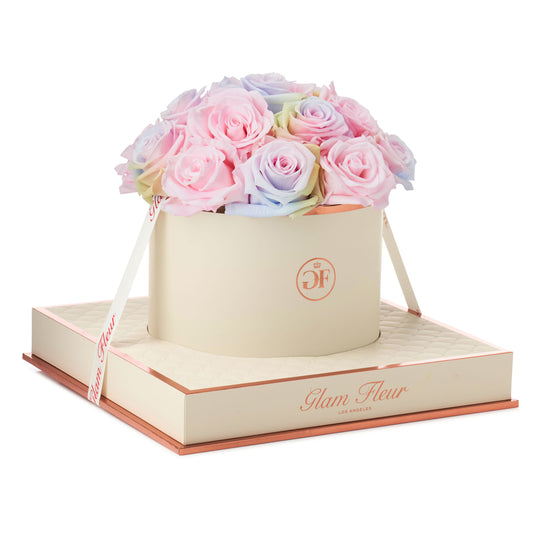 Montagé Round Candy Rainbow and Baby Pink