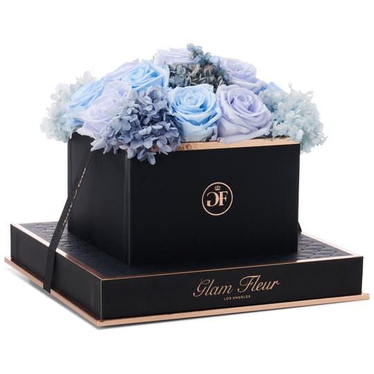 Noir Square Blue Lavender Fusion