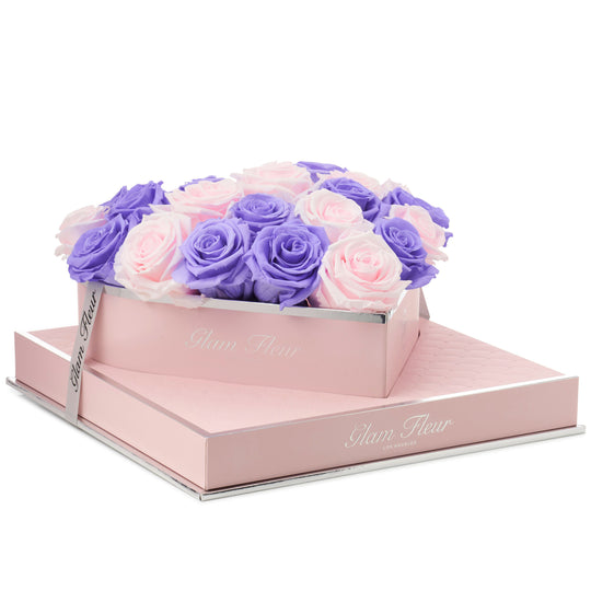 Rosé Heart Violet and Baby Pink