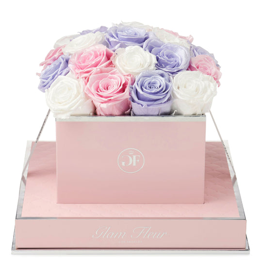 Rosé Square Glow Tricolor