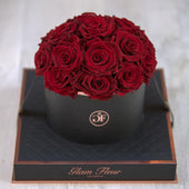 Noir Round Red