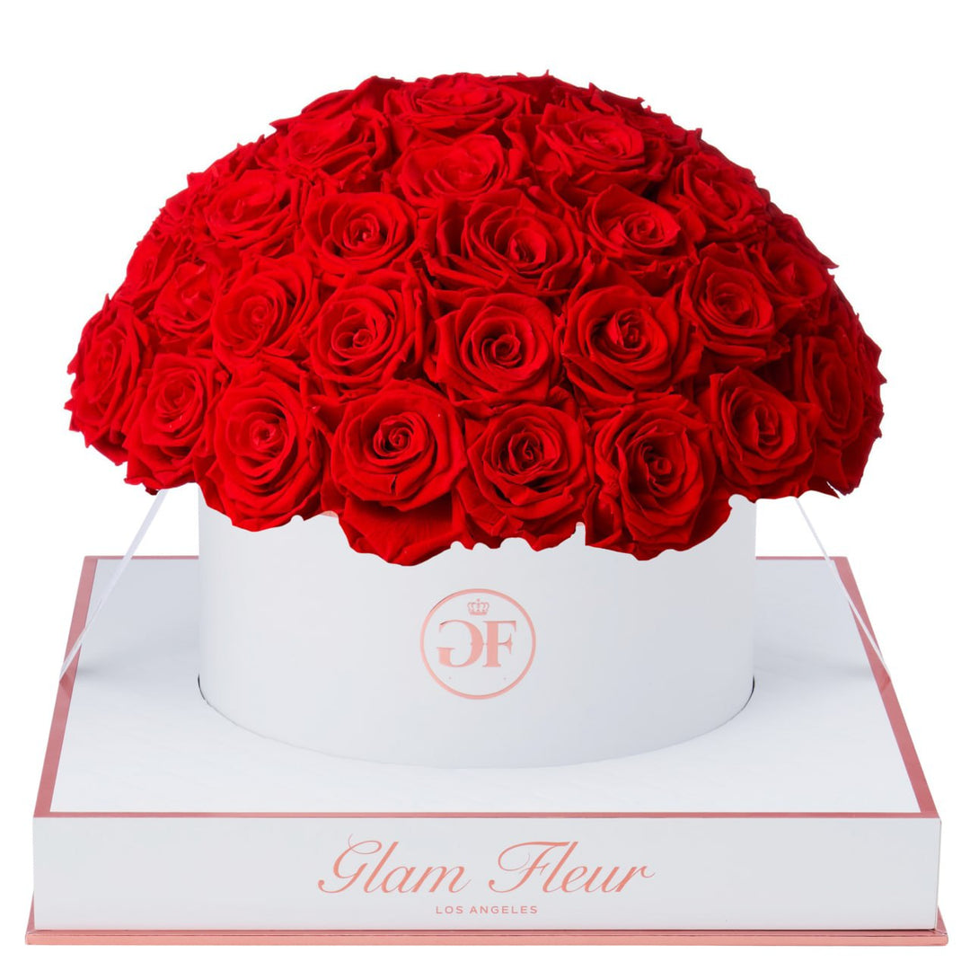Light Red Preserved Roses - Glam Fleur