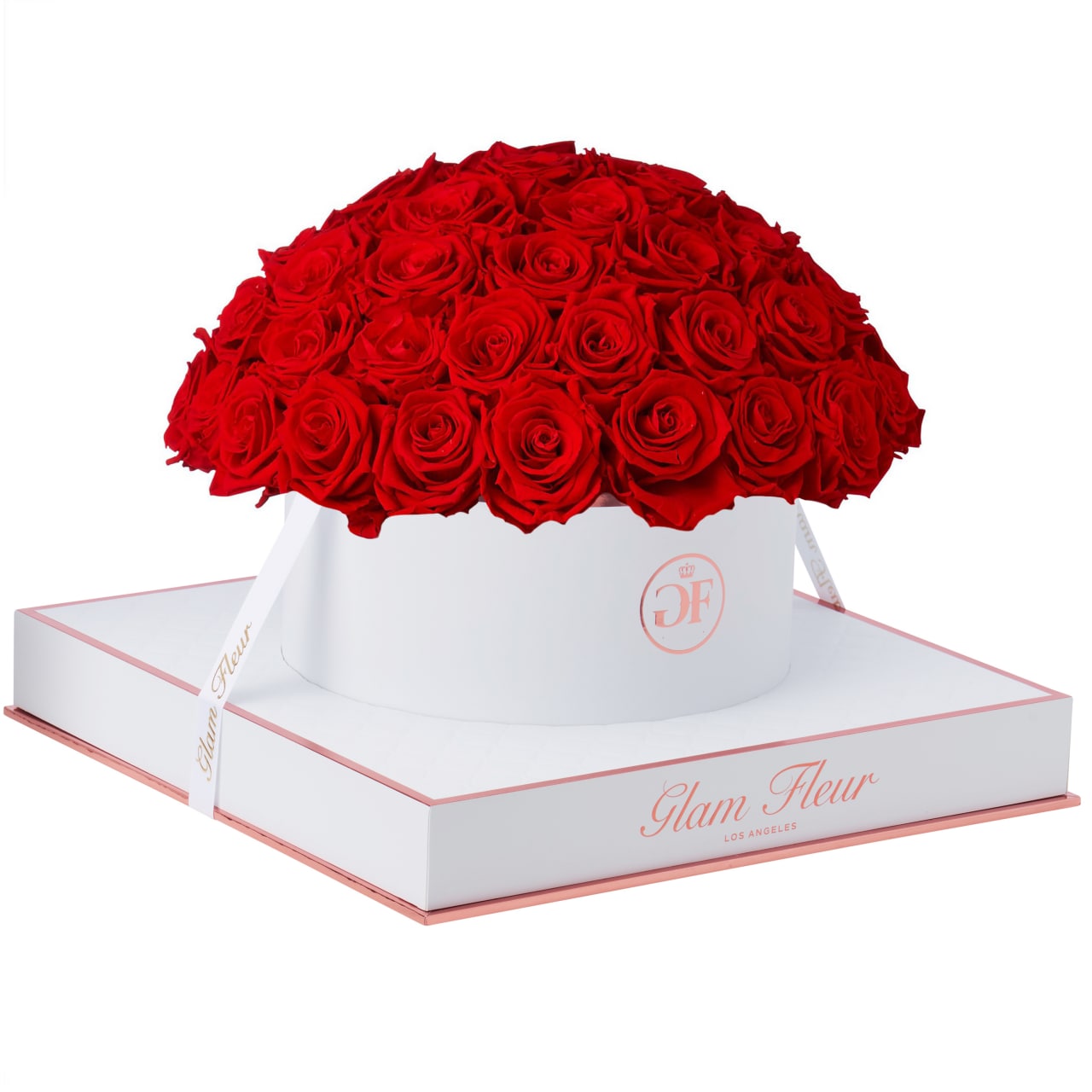 Light Red Preserved Roses - Glam Fleur
